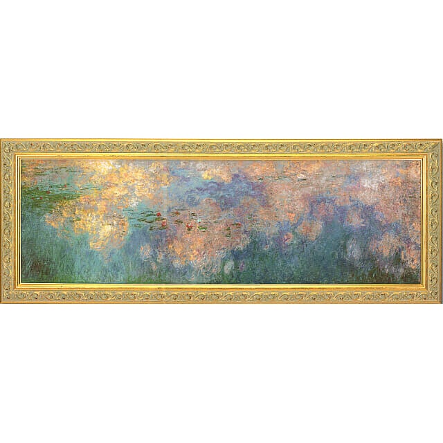 モネ「睡蓮(雲)」の最高級複製画。送料無料でご購入いただけます